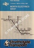 Train Services [Timetable] North Electrics West, 1 October 1990 to 12 May 1991 by British Railways - Strathclyde Transport